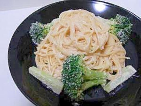 ブロッコリーと明太子のパスタ